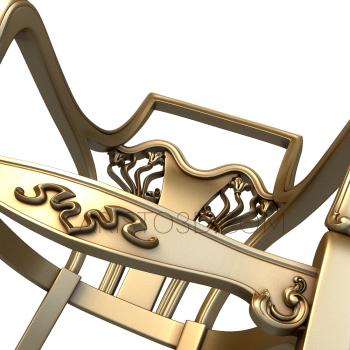 Armchairs (KRL_0117) 3D model for CNC machine